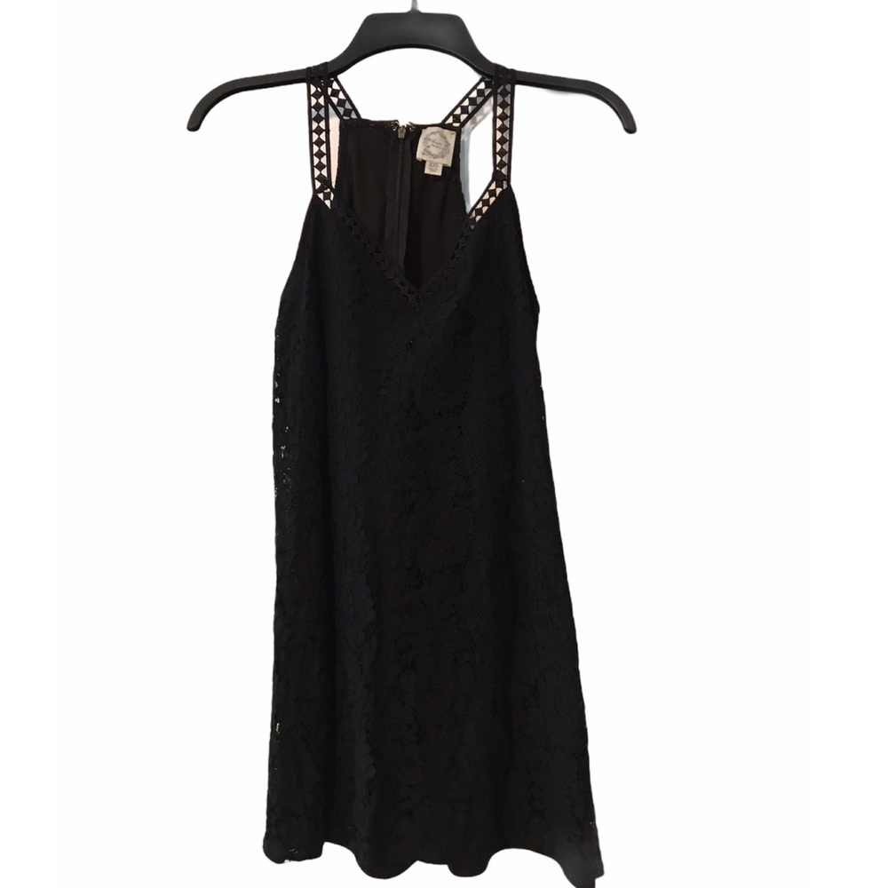 NWOT Black XXS Blue Rain Dress